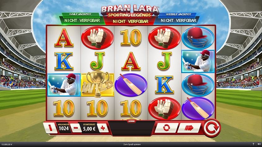 Brian Lara Sporting Legends Slot Review